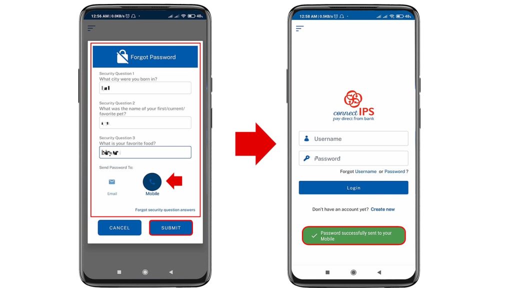 How to Reset Connect IPS Password