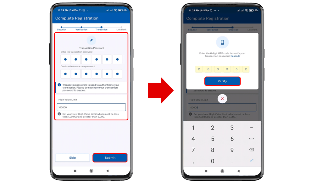 create connectIPS account and link to Bank Account