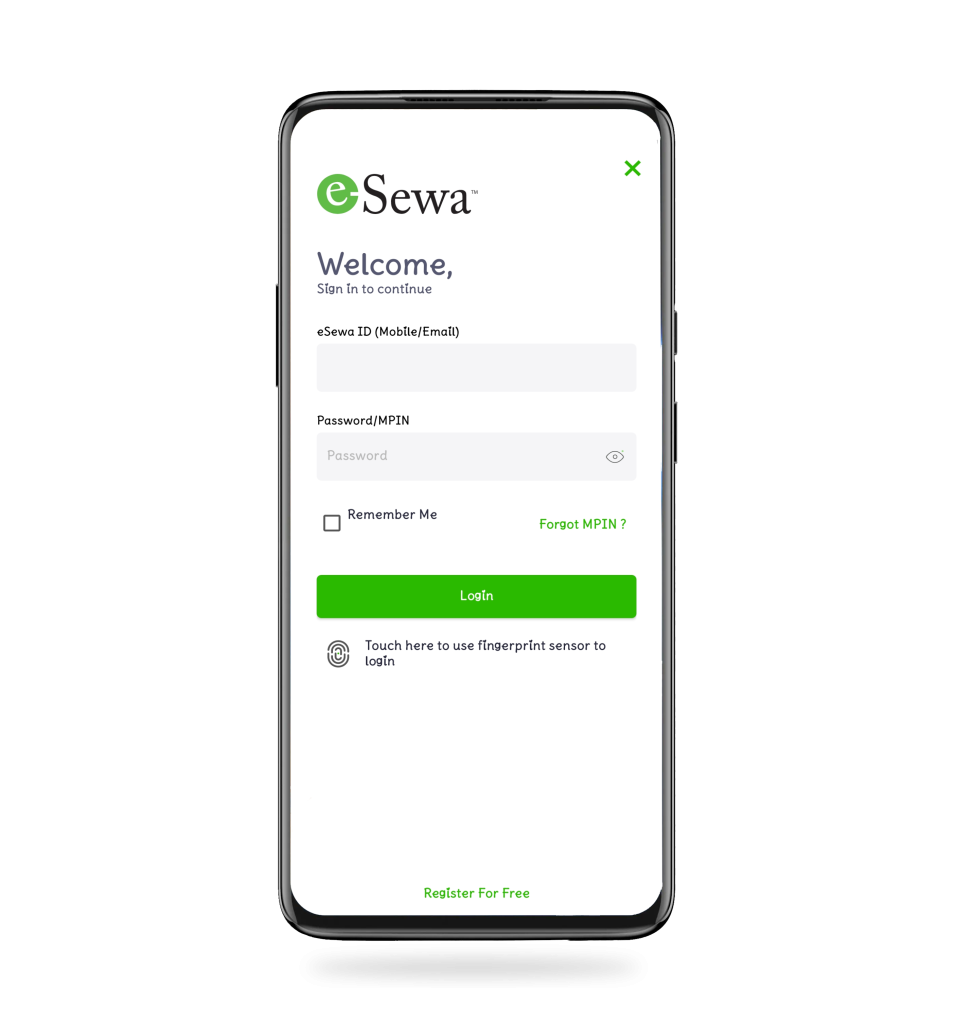 eSewa login