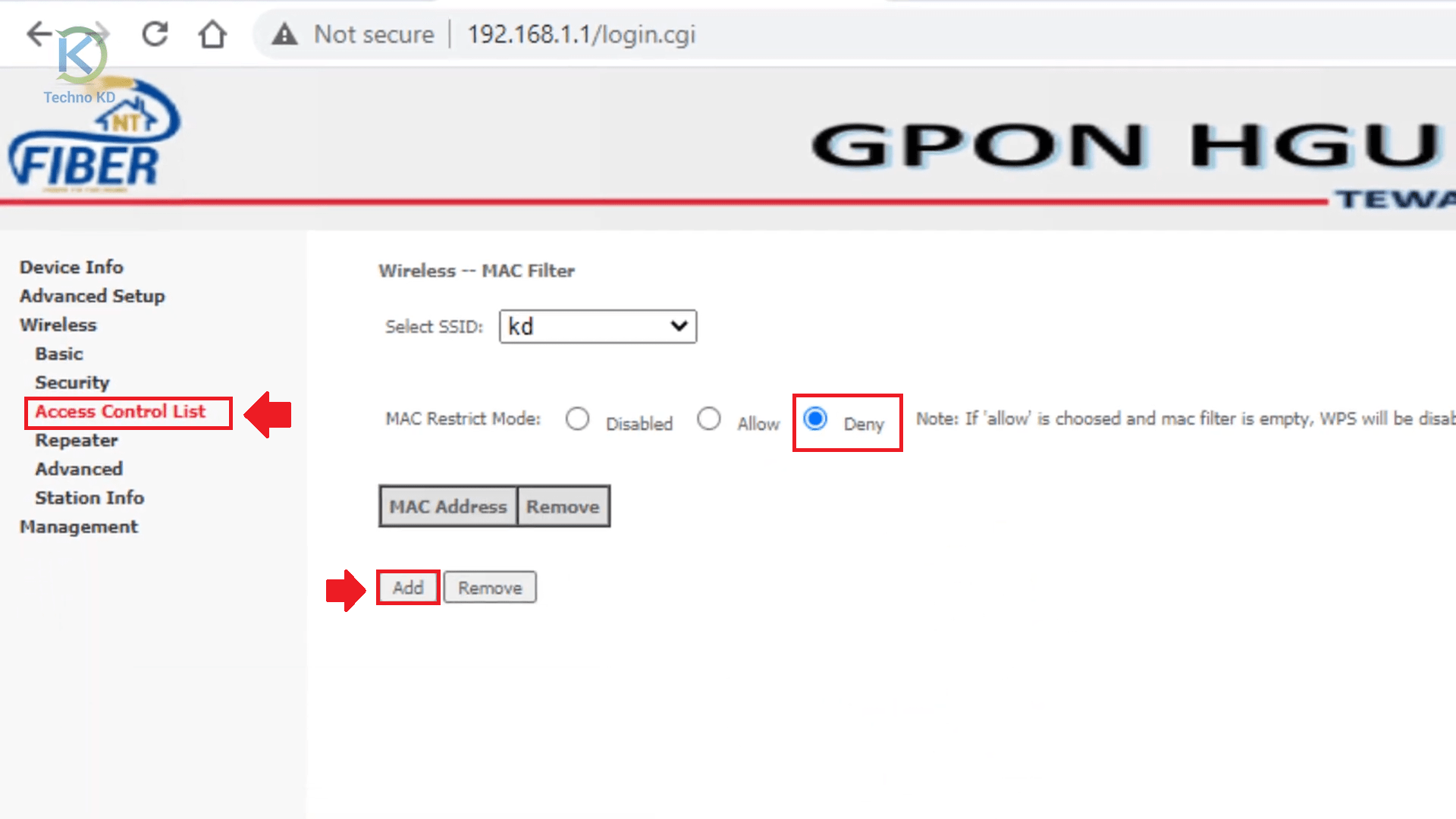 How To Block WiFi Users In NT Fiber Internet