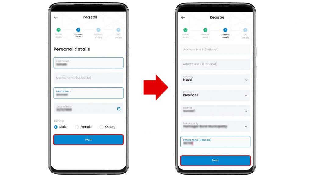 How to Register in Namaste Pay App