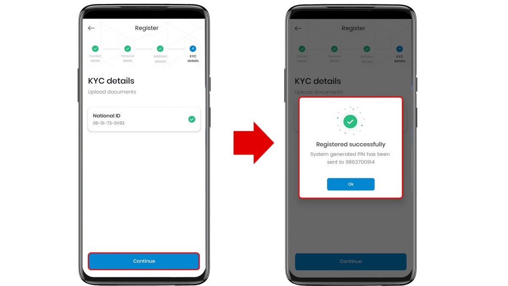 How to Register in Namaste Pay App
