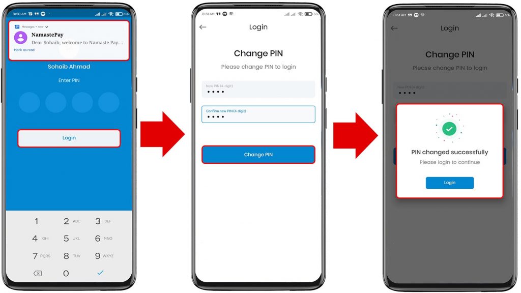 How to Register in Namaste Pay App
