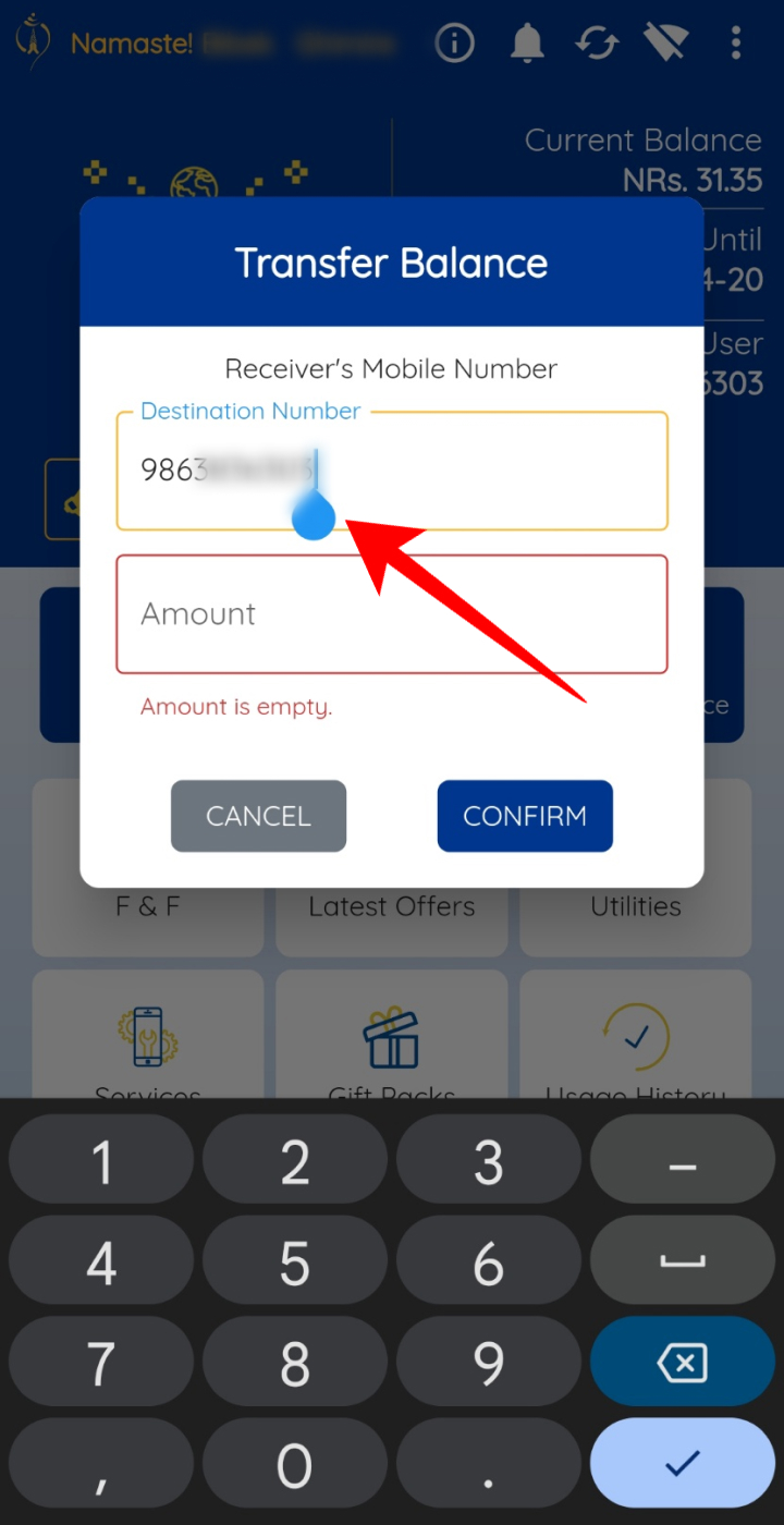 How to Transfer Balance in Nepal Telecom?