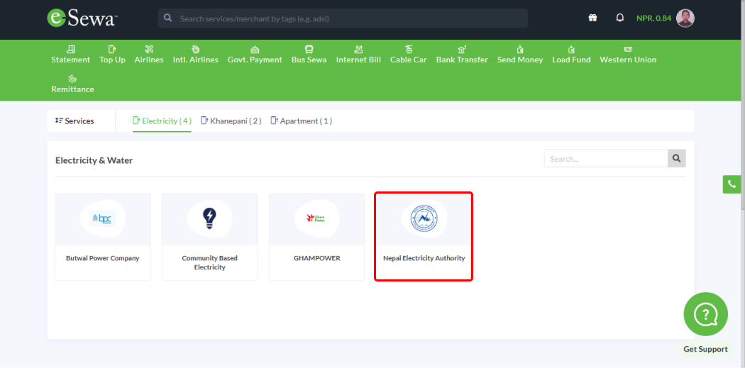 How To Pay Electricity Bill From eSewa?