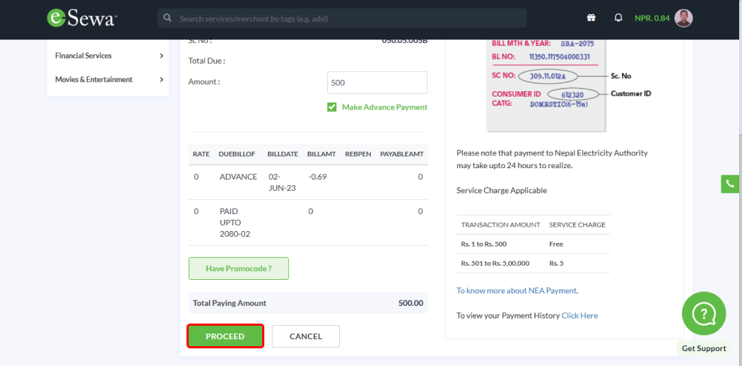 How To Pay Electricity Bill From eSewa?