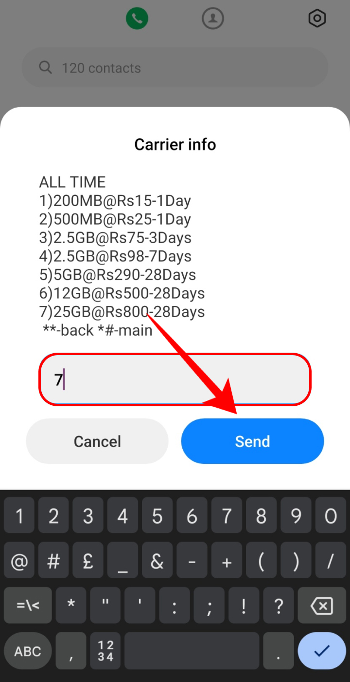 How to Take Data Pack in NTC?