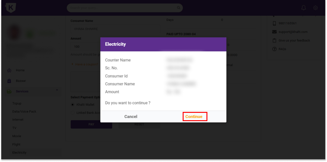 How to Pay Electricity Bill from Khalti?